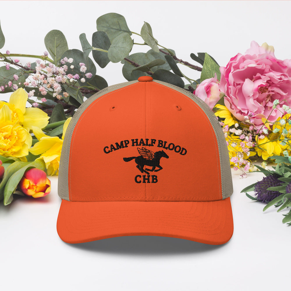 Camp Half Blood Hat / CHB Hat / Camp Half Blood / CHB Trucker Cap