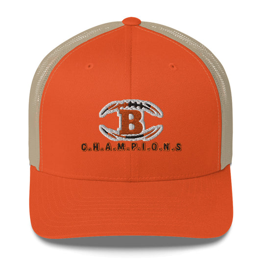 Bengals championship hat / B hat / Cincinnati Bengals Trucker Cap