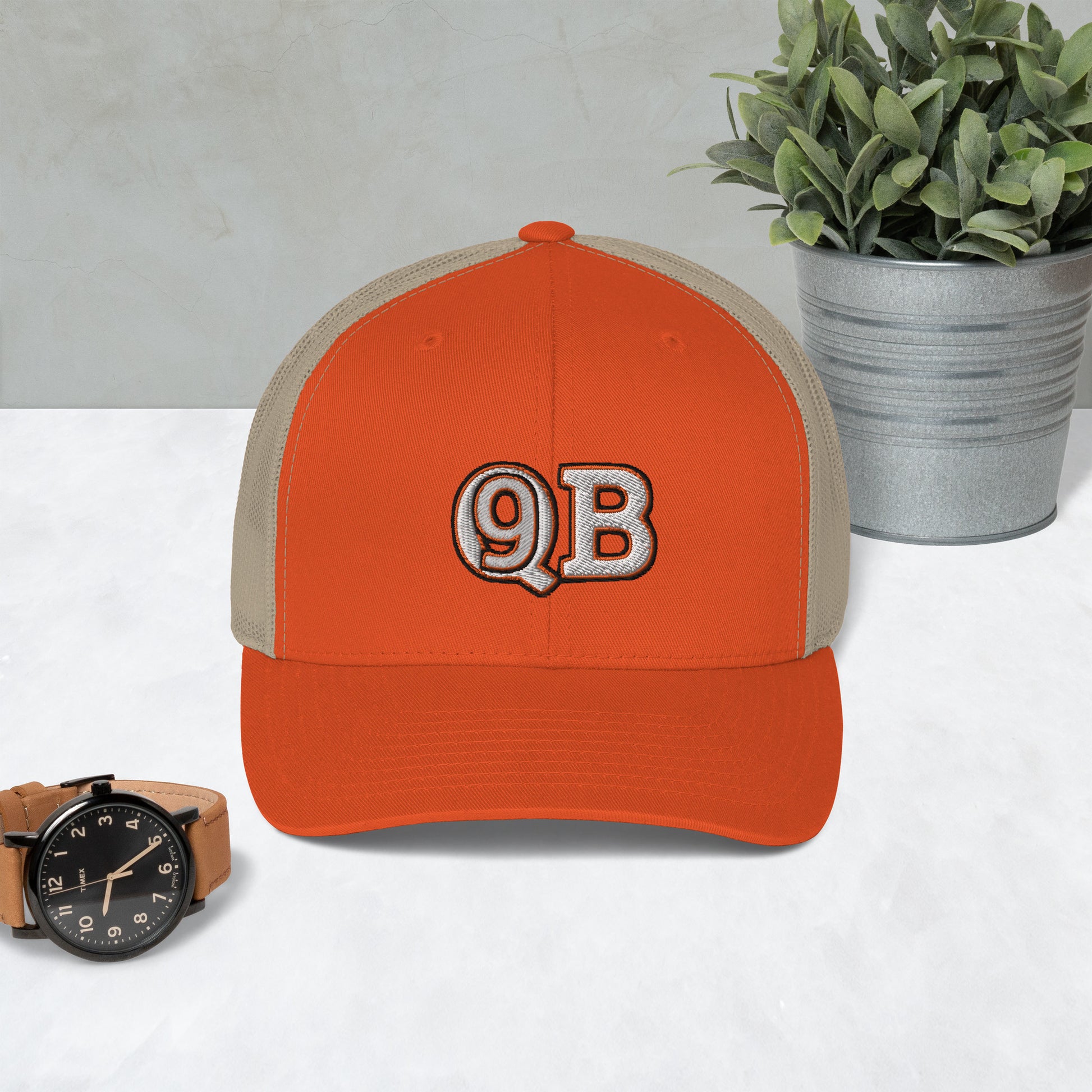 Joe Burrow Hat / QB Hat / Quarterback Hat / 9 Hat / 9QB Bengals Cap