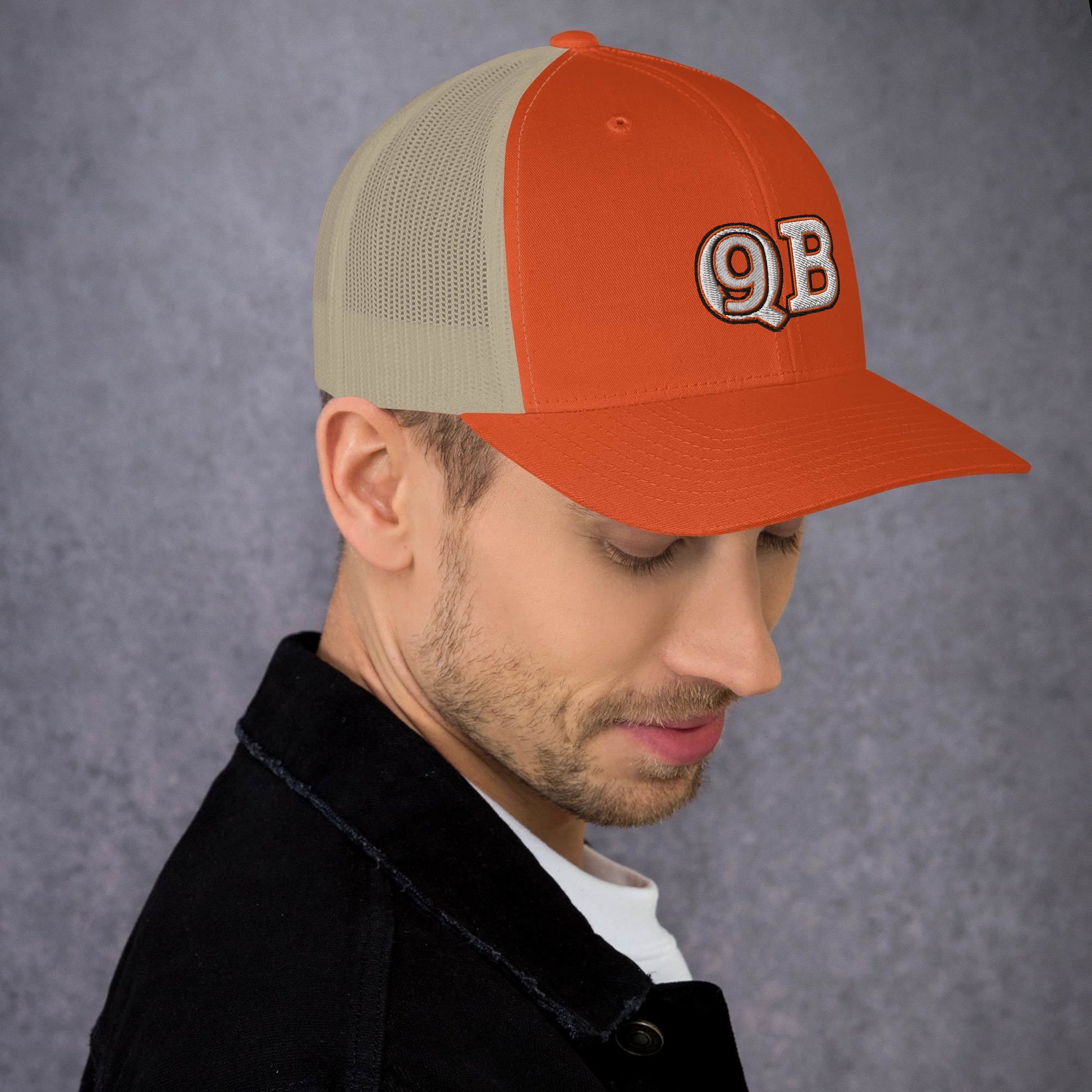 Joe Burrow Hat / QB Hat / Quarterback Hat / 9 Hat / 9QB Bengals Cap