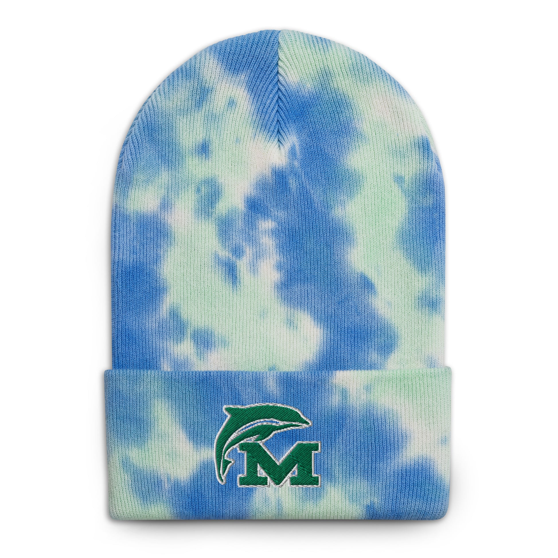 Miami Dolphins Tie-Dye Winter Hat / Miami Dolphins Tie-Dye Beanie Purple Passion