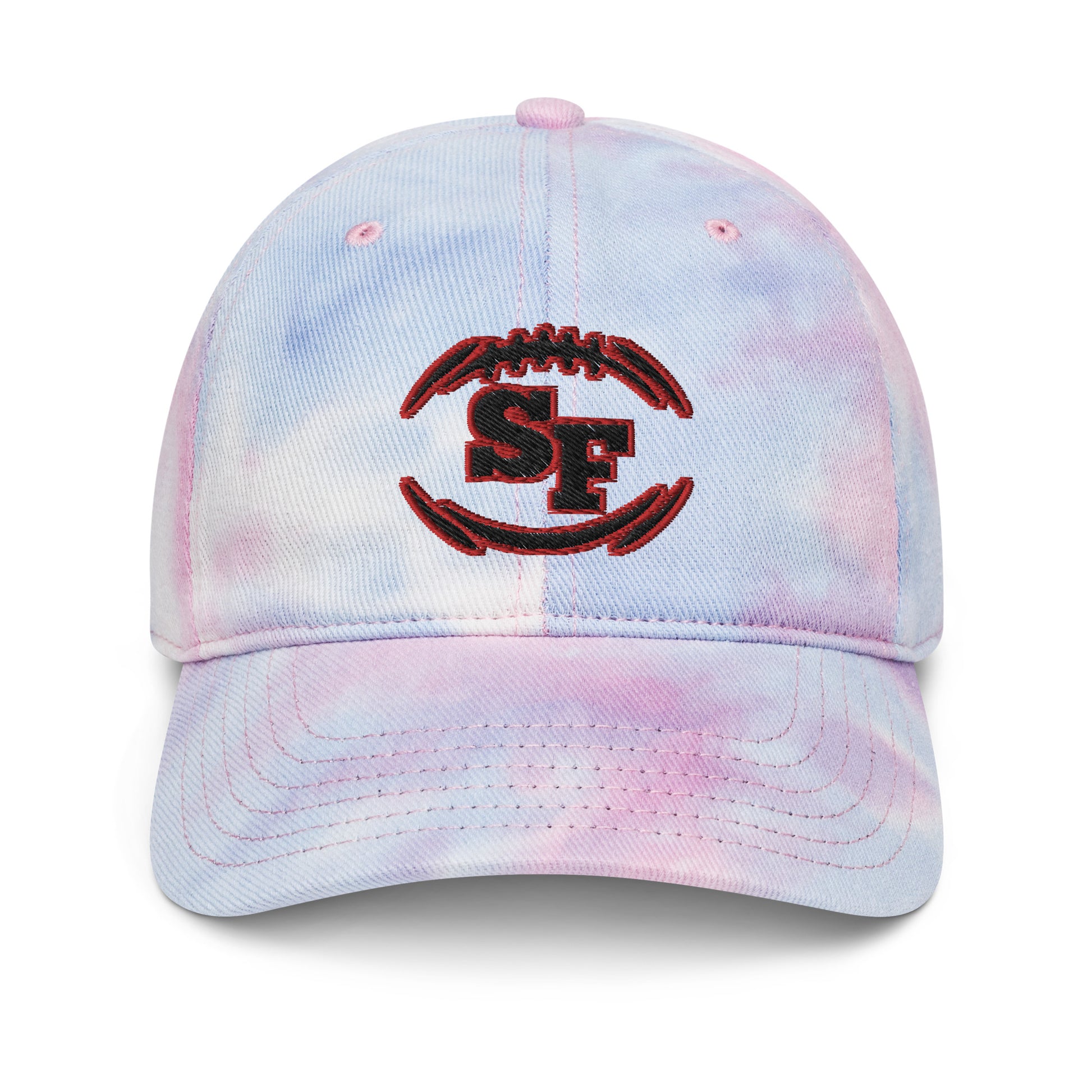 San Francisco Tie Dye Hat / 49ers Tie Dye Hat / SF Tie Dye Hat Cotton Candy