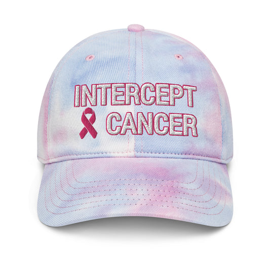 Intercept Cancer Hat / Cancer Hat / Intercept Cancer Tie dye hat