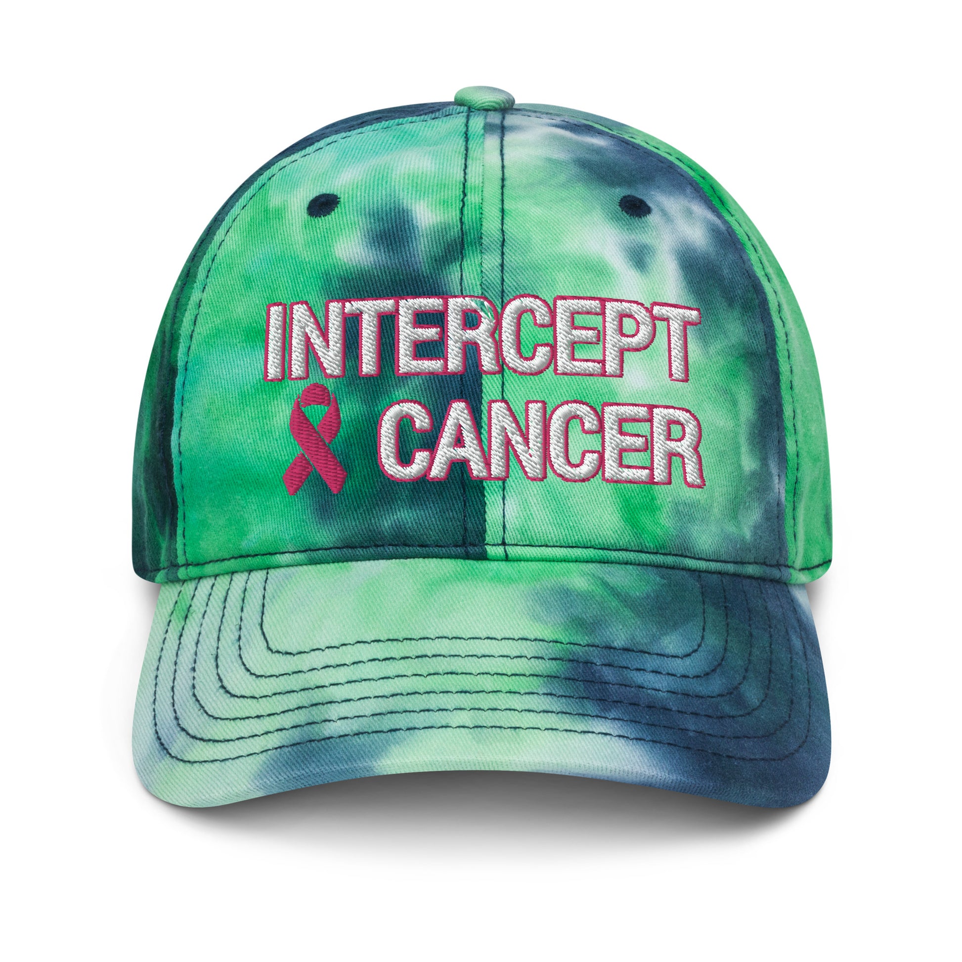 Intercept Cancer Hat / Cancer Hat / Intercept Cancer Tie dye hat