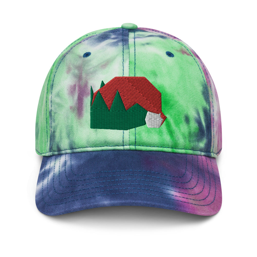 Green santa hat rs3 / Tie dye hat