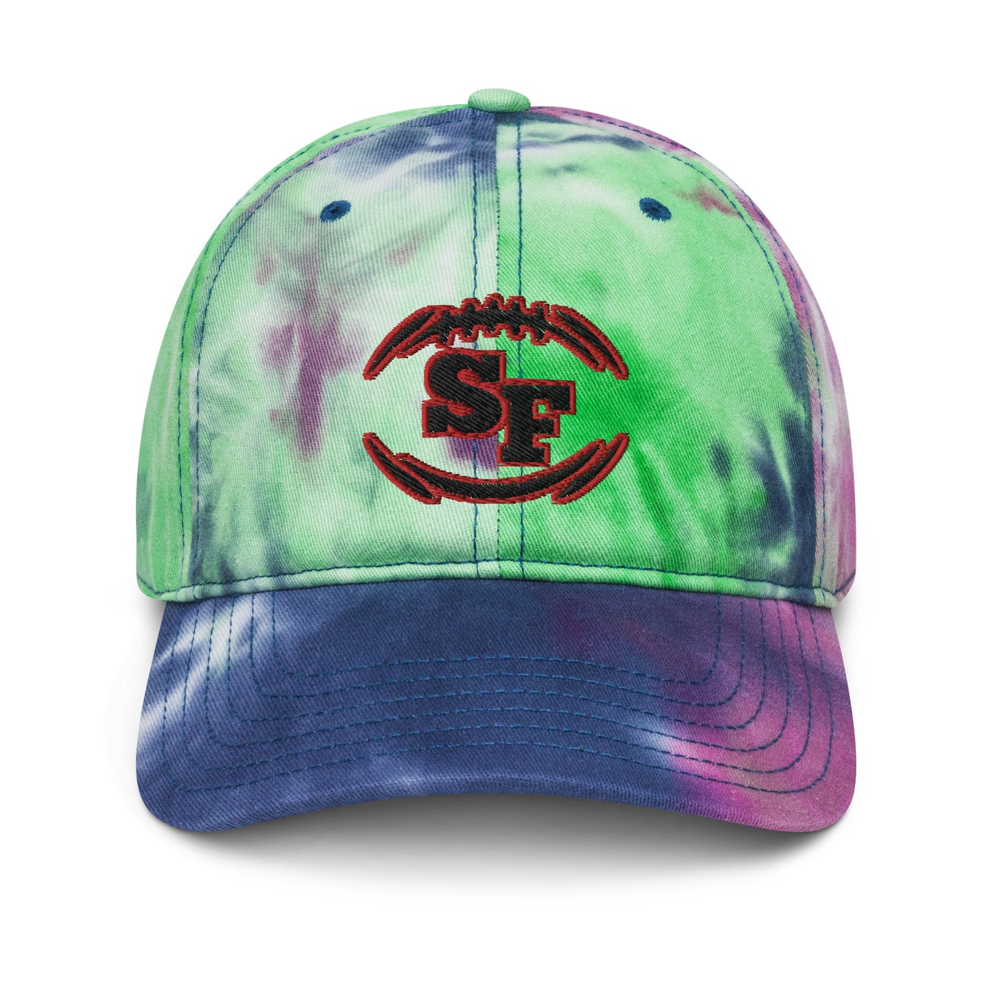 Kansas City Tie dye hat / Chiefs Tie dye hat / KC Tie dye hat