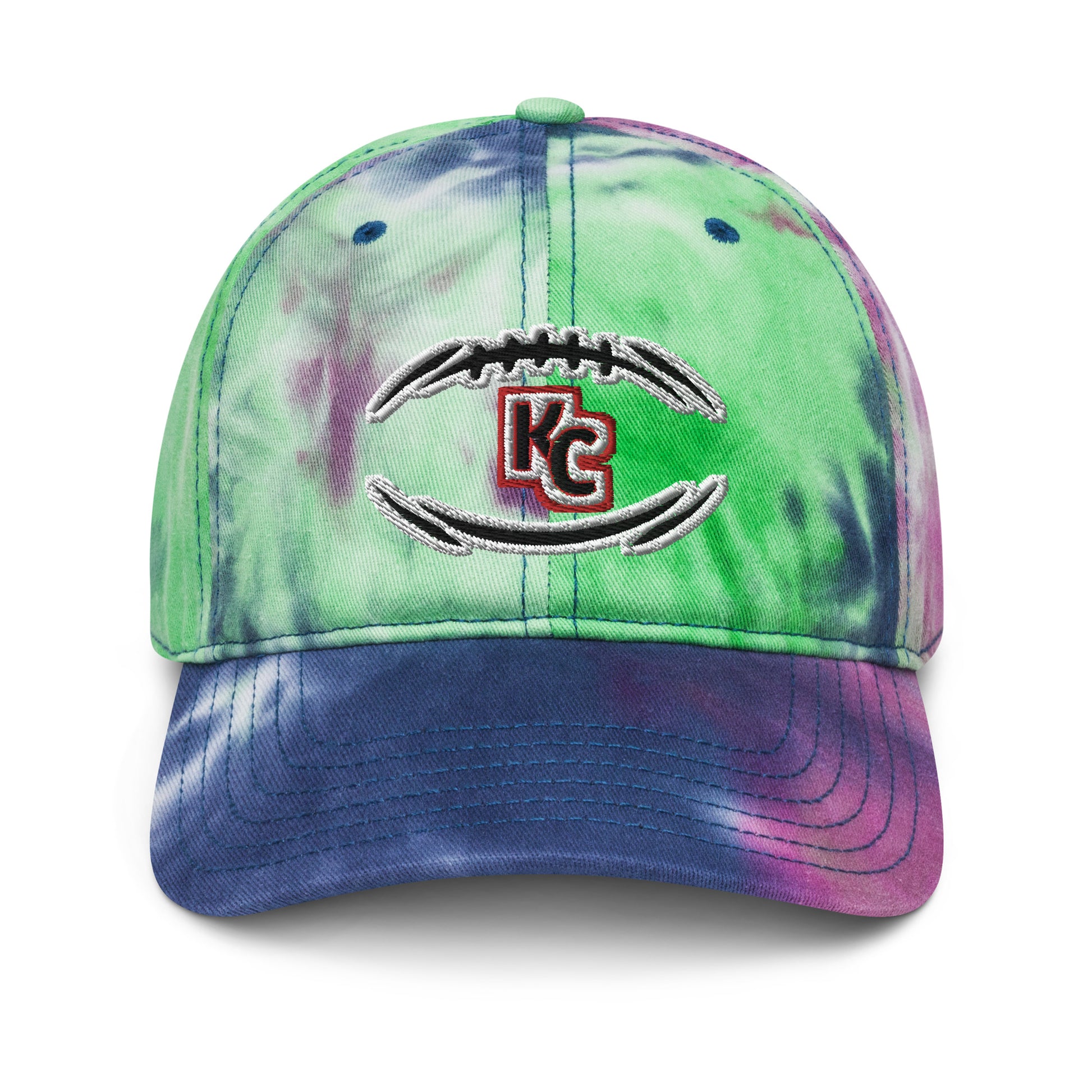 Kansas City Chiefs Tie dye hat / Chiefs Tie dye hat / KC Tie dye hat