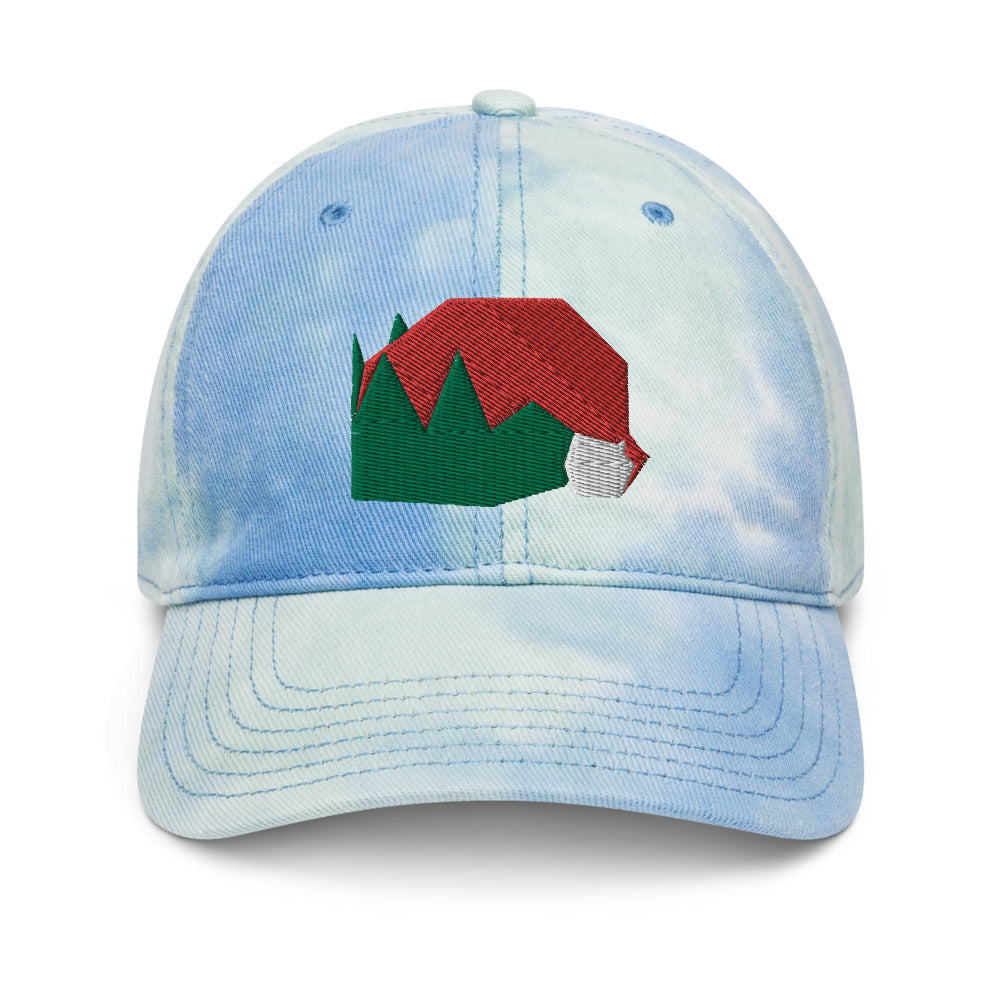 Green santa hat rs3 / Tie dye hat