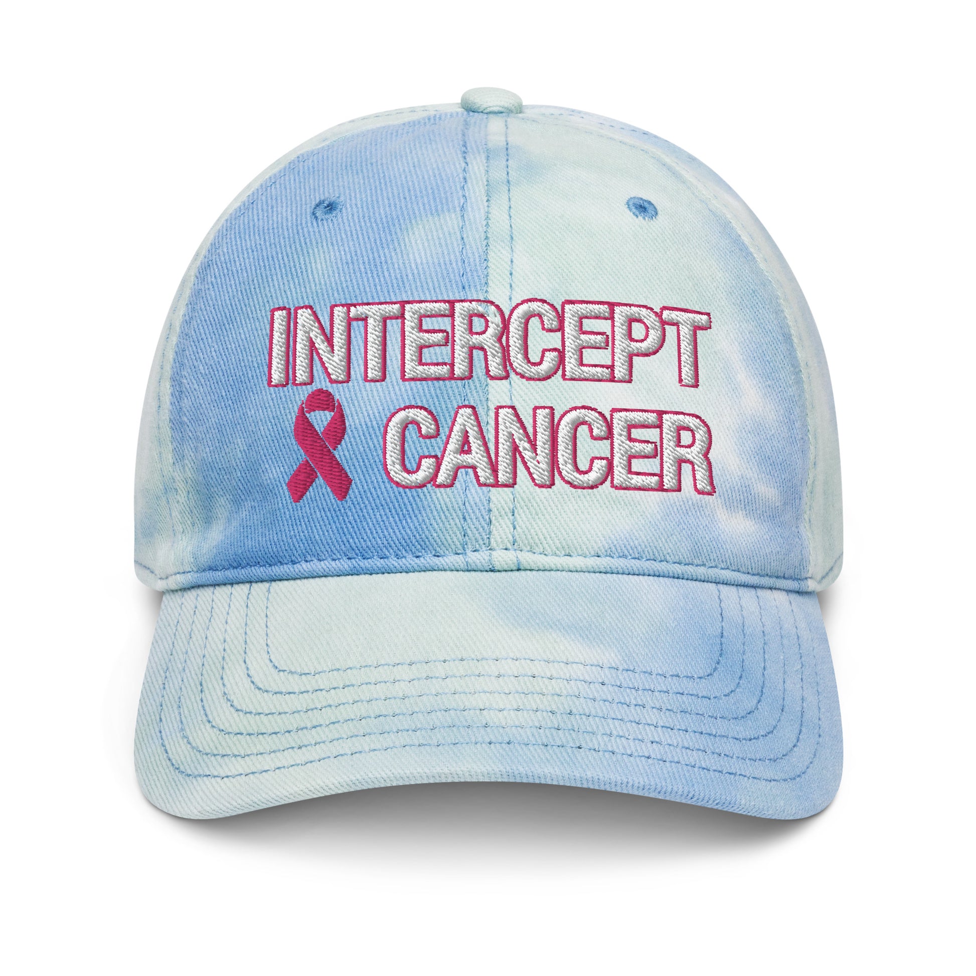 Intercept Cancer Hat / Cancer Hat / Intercept Cancer Tie dye hat