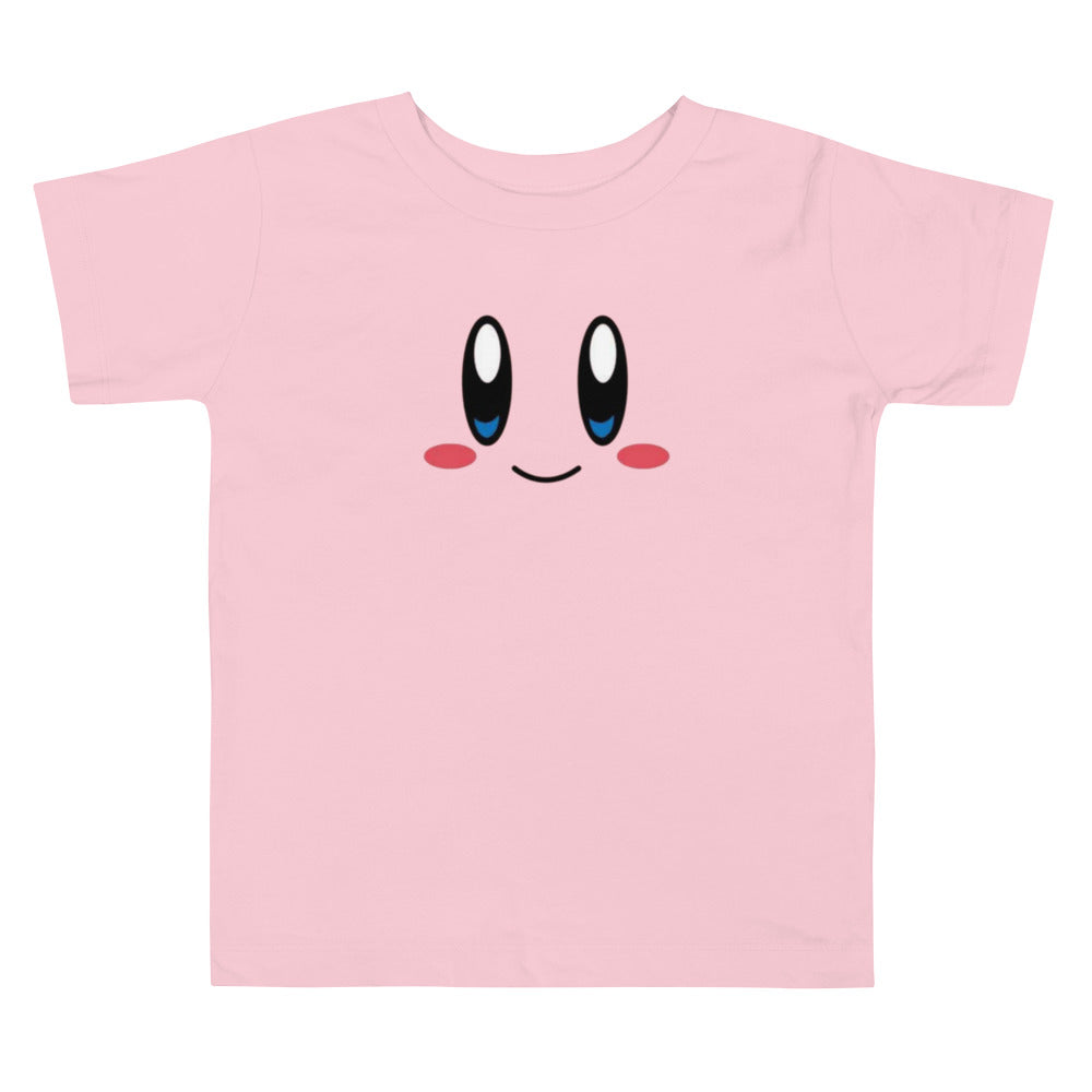 Kirby T-Shirt / Funny Face Kirby / Kirby Toddler Short Sleeve Tee