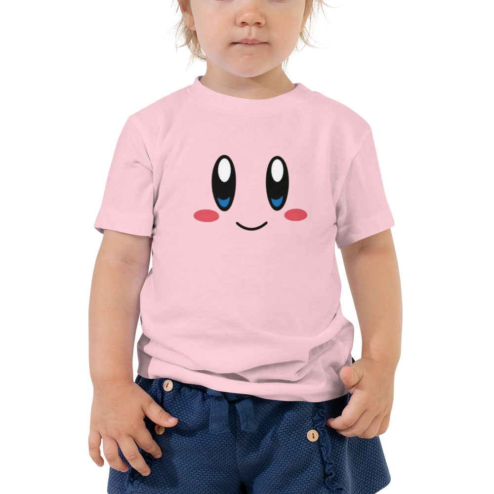 Kirby T-Shirt / Funny Face Kirby / Kirby Toddler Short Sleeve Tee