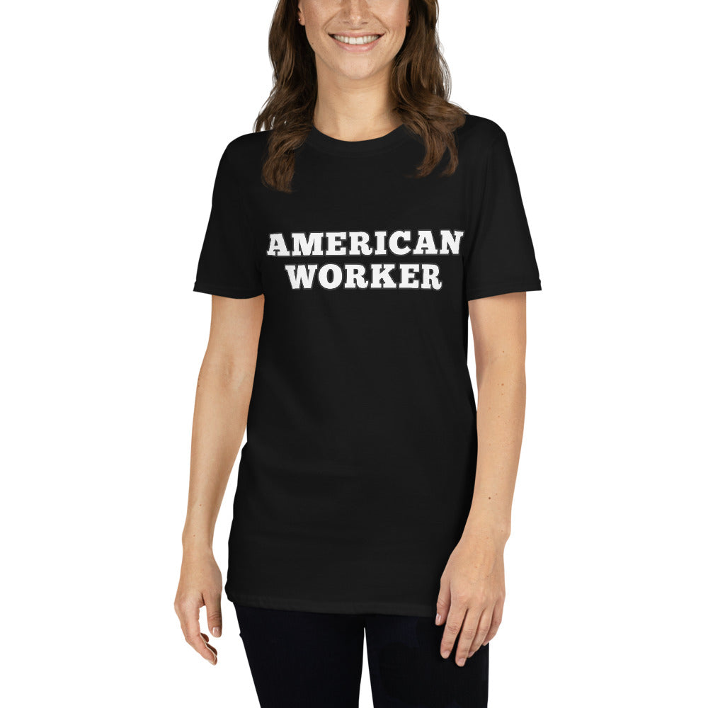 American worker t-shirt / labor Day Short-Sleeve Unisex T-Shirt