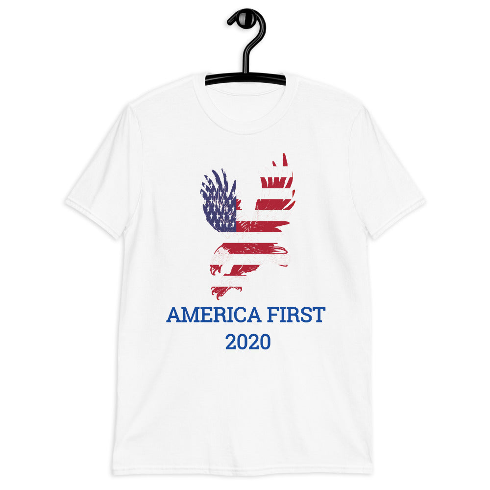 America First T-shirt / Iron Eagle Short-Sleeve Unisex T-Shirt