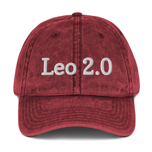 Leo 2.0 hat / Leo 2.0 Vintage Cotton Twill Cap