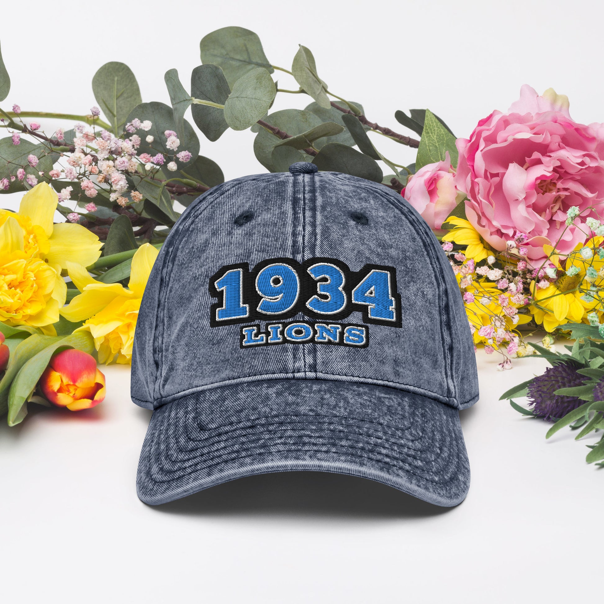 Lions hat / 1934 hat / gift hat / lions 1934 Vintage Cotton Twill Cap