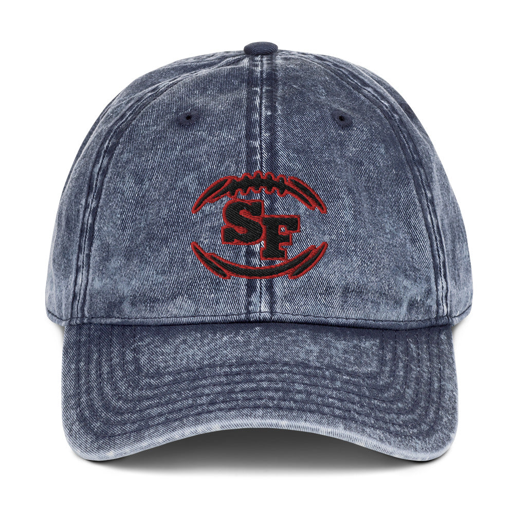 San Francisco Hat / 49ers Hat / SF Hat / Kyle Shanahan Vintage Cap Navy
