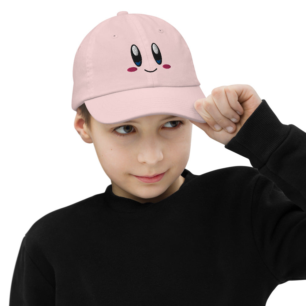Kirby hat / Funny Face Kirby / Kirby Youth baseball cap