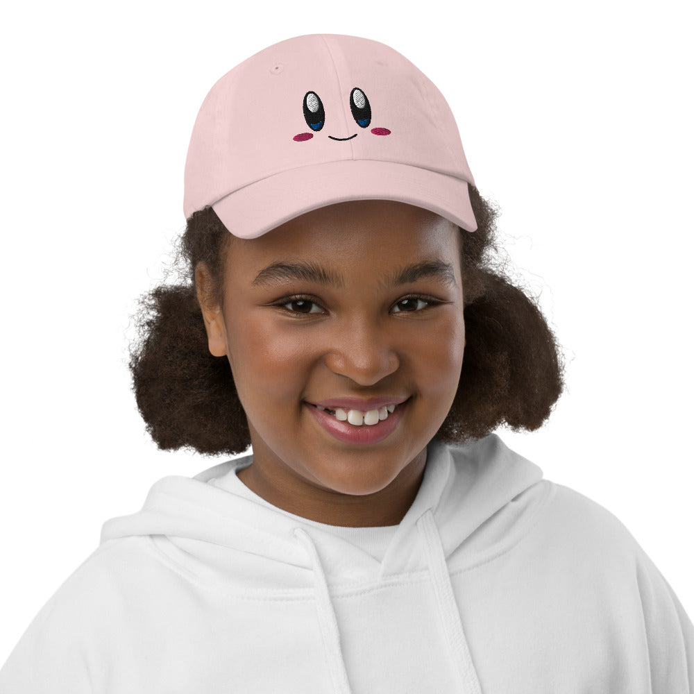 Kirby hat / Funny Face Kirby / Kirby Youth baseball cap